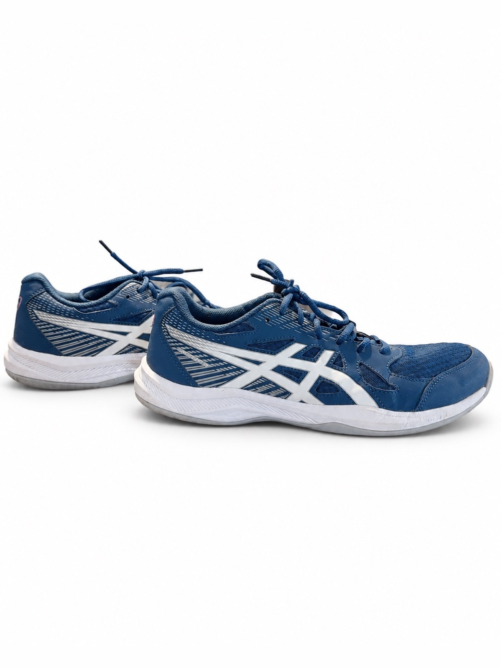 Asics Navy Blue Running Shoes with White Stripes